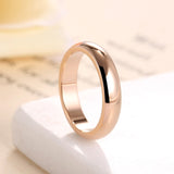 Simple Round Gold Color Ring