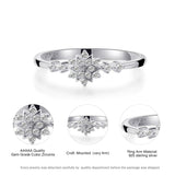 Snowflake Ring Engagement Rings