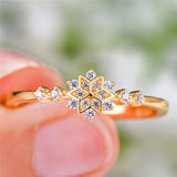 Snowflake Ring Engagement Rings