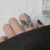 Vintage Hollow Butterfly Rings 2021