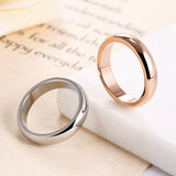 Simple Round Gold Color Ring