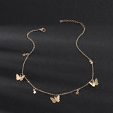 Butterfly Stars Chain Necklaces