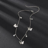 Butterfly Stars Chain Necklaces