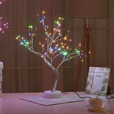 LED Night Christmas Tree Copper Wire Garland Lamp