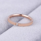 Simple Gold Color Ring Exclusive Couple Wedding Ring