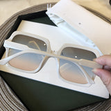 2021 Gradient Color Square Sunglass Eyeglasses