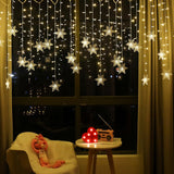 LED Moon Star String Curtain Lights