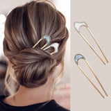 Simplicity Colorful U Shape Girls Hairpins