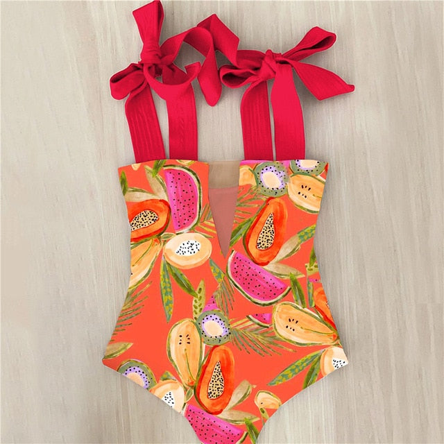 2021 Cute Hollow Out One Piece Swimsuit