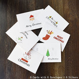 Merry Christmas Cards Christmas   Cut New Year Greeting Cards